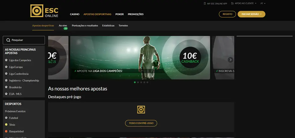 esc online casino apostas desportivas